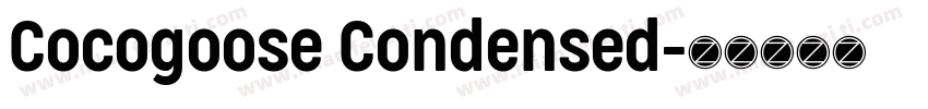 Cocogoose Condensed字体转换
